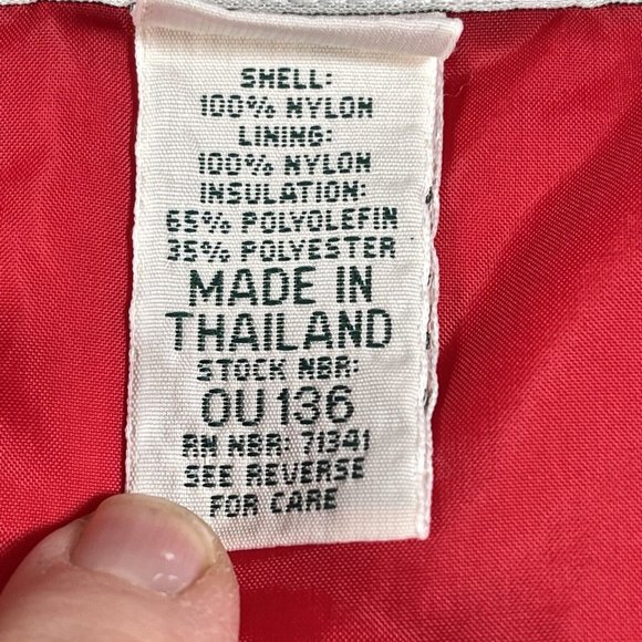 L.L. Bean Boys Penobscot Parka Jacket Size L 14/16‎ Blue Yellow Zip Snap Pockets - Picture 13 of 16